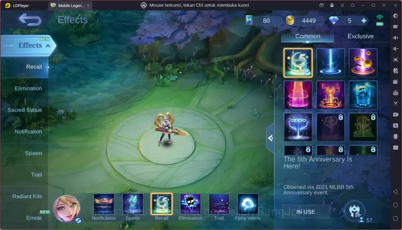 Mobile Legends: Bang Bang Accounts Global|Hero 57|Skin 76|Seasoned|Sanrio Floryn|Spon image 14