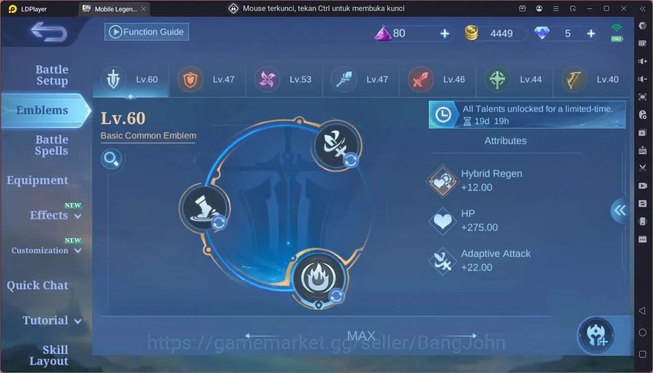 Mobile Legends: Bang Bang Accounts Global|Hero 57|Skin 76|Seasoned|Sanrio Floryn|Spon image 15