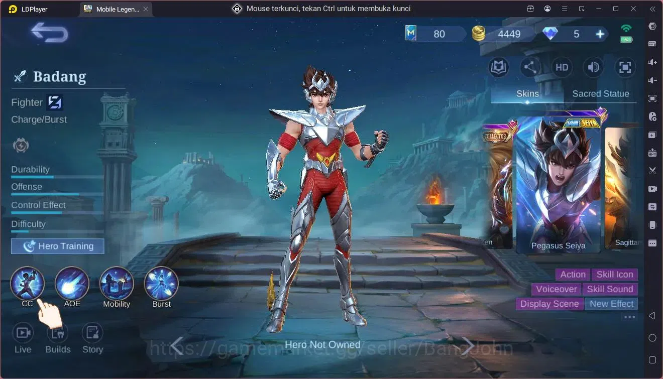 Mobile Legends: Bang Bang Accounts Global|Hero 57|Skin 76|Seasoned|Sanrio Floryn|Spon image 5