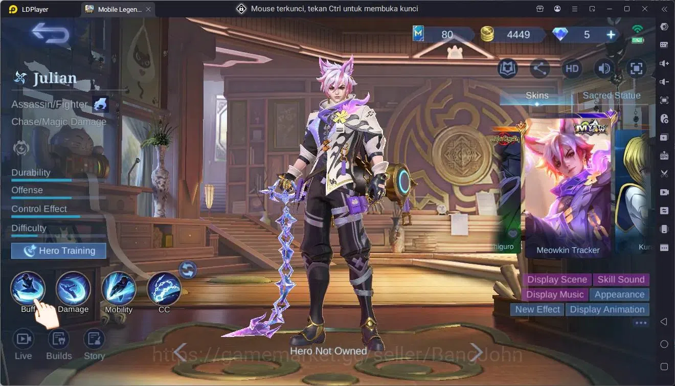 Mobile Legends: Bang Bang Accounts Global|Hero 57|Skin 76|Seasoned|Sanrio Floryn|Spon image 6