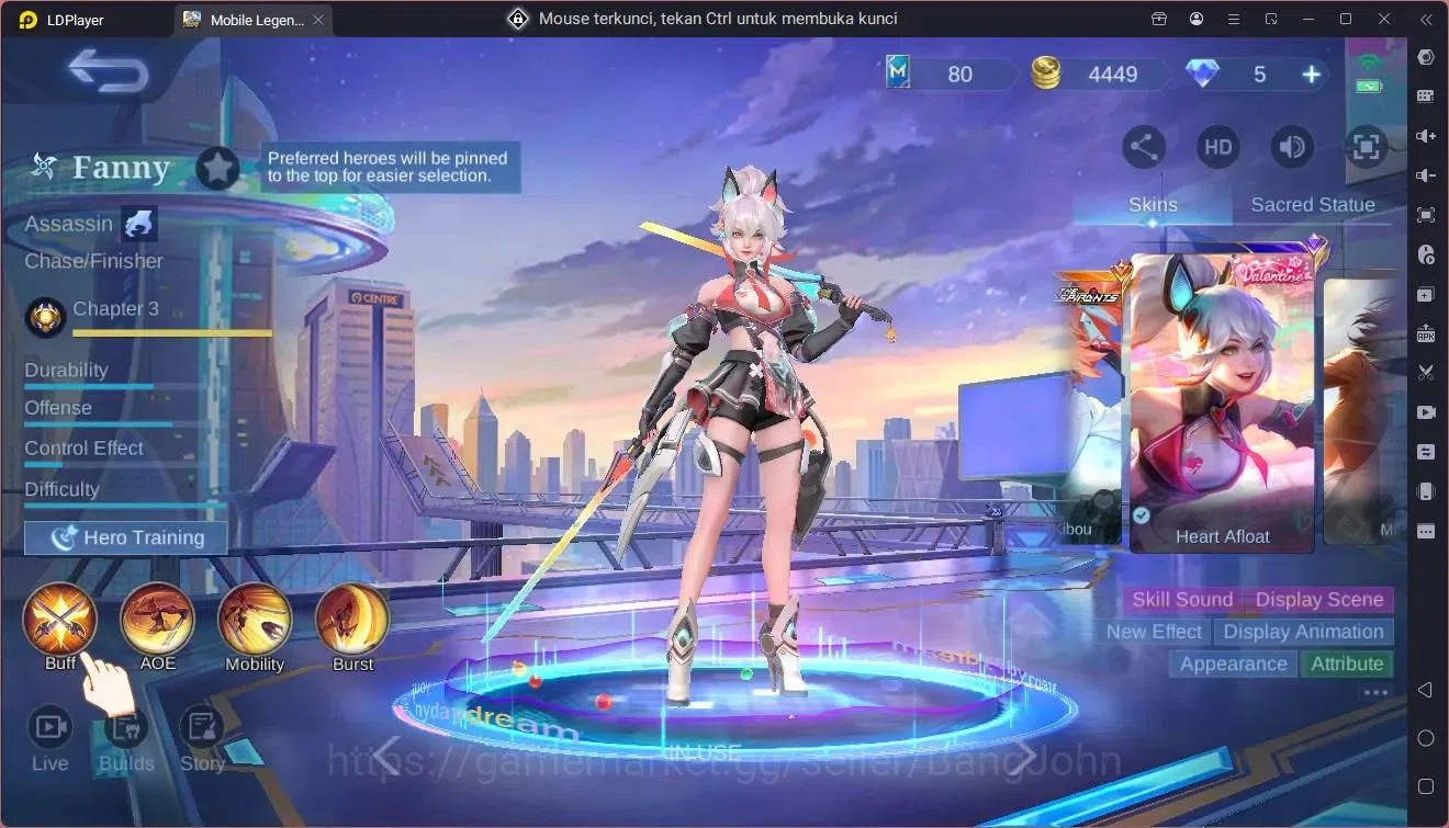 Mobile Legends: Bang Bang Accounts Global|Hero 57|Skin 76|Seasoned|Sanrio Floryn|Spon image 7