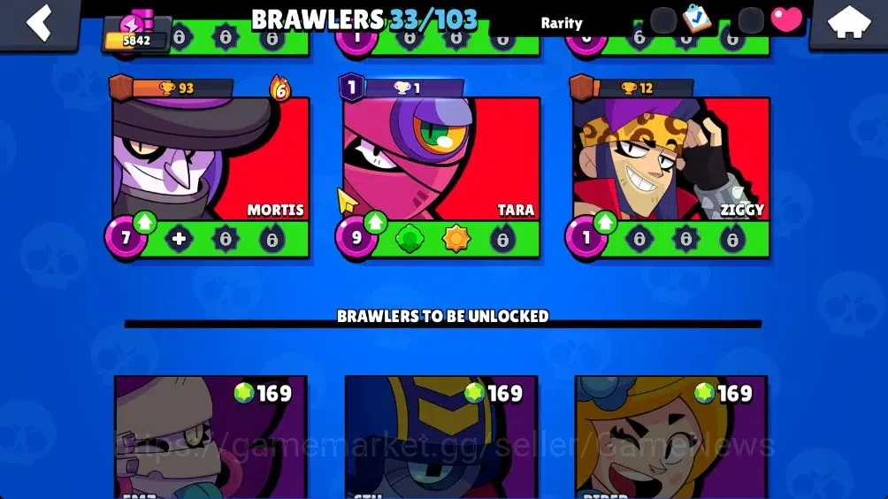 Brawl Stars Accounts 5842 Trophy|2,9K Bling|33 Brawlers 2 Max [Jessie,E image 13