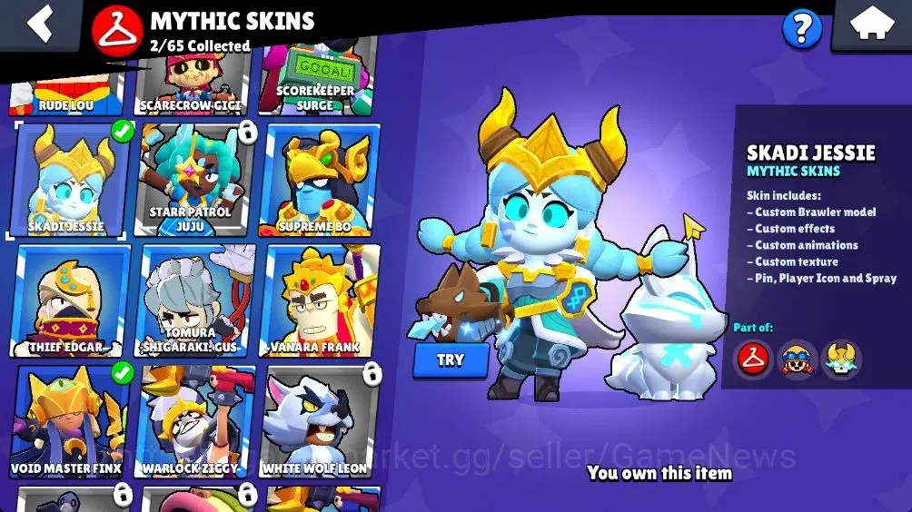 Brawl Stars Accounts 5842 Trophy|2,9K Bling|33 Brawlers 2 Max [Jessie,E image 14