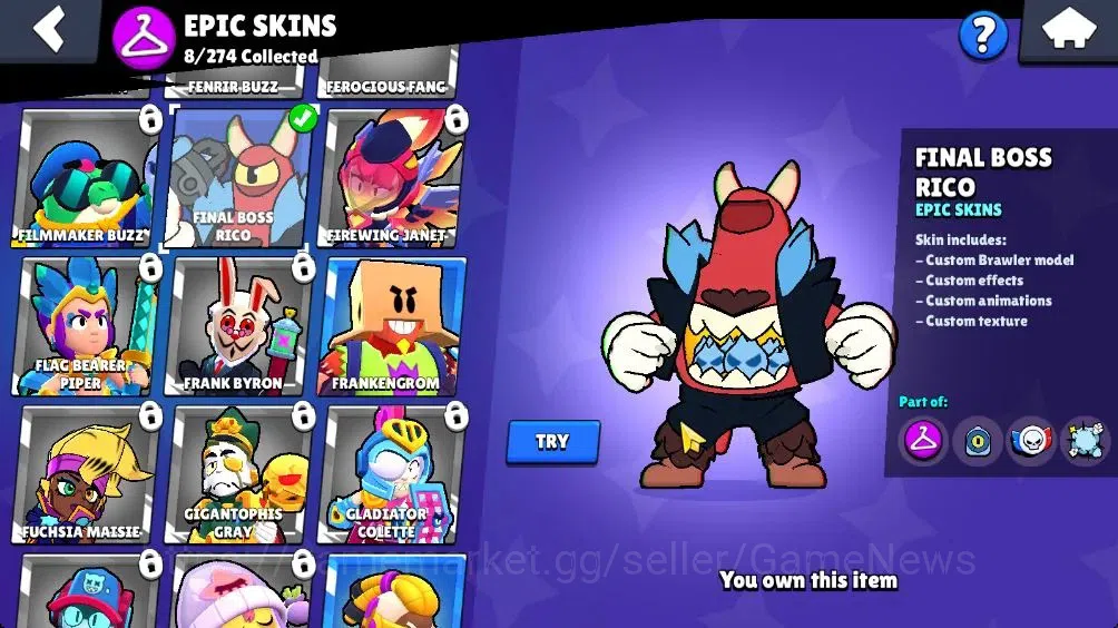 Brawl Stars Accounts 5842 Trophy|2,9K Bling|33 Brawlers 2 Max [Jessie,E image 16