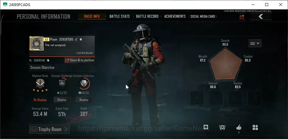 Arena Breakout Accounts MOBILE|Lvl 30|SV 53.4M|CV 40M|RS AKM,Maelstrom AUG image 2