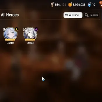 Epic Seven Accounts Starter GLOBAL UnVerif|New Era|2 ML(Lisette,Straze)+Tenebria,Elena,Iseria,Landy|Poh ON|Abys F