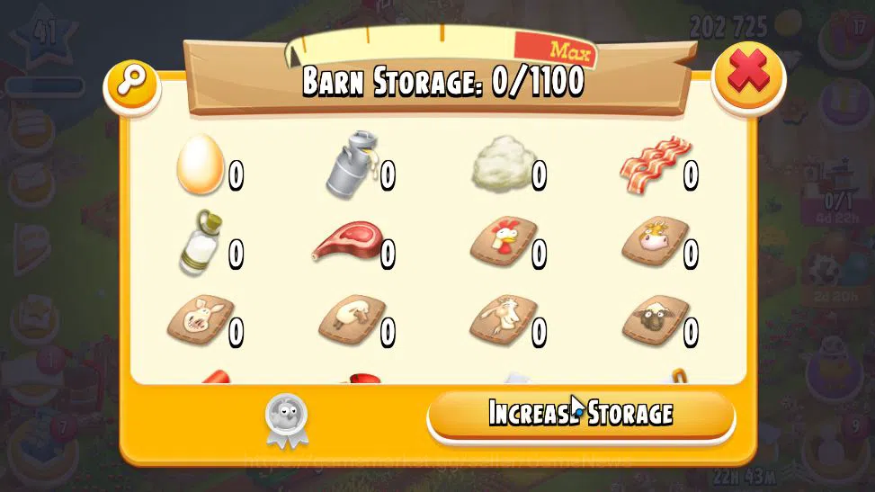 Hay Day Accounts Lvl 41|Barn Storage 0 + Silo Storage 7|202K Coins, image 9