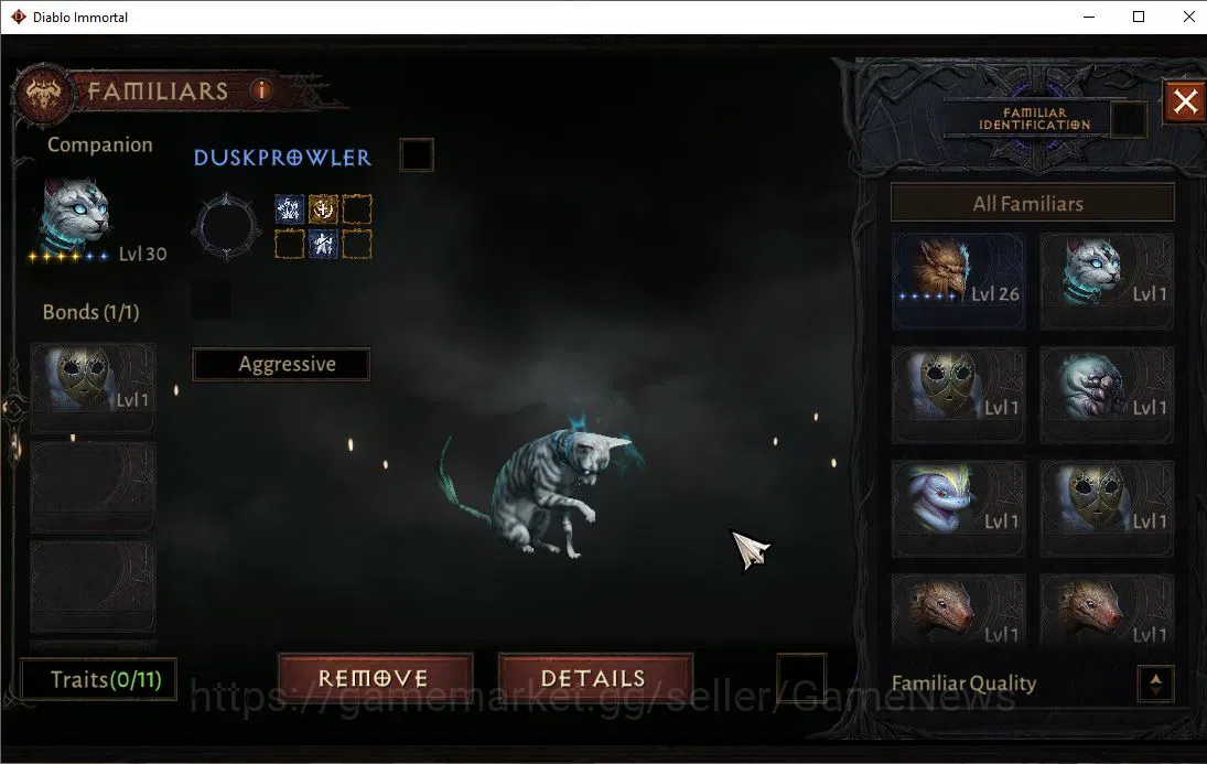 Diablo Immortal Accounts Mid-Tier SEA-Izual|Lv60 (602)|Druid|35k CR|Reso 520|Paragon Maledictor|Inferno II|Hellquary 12