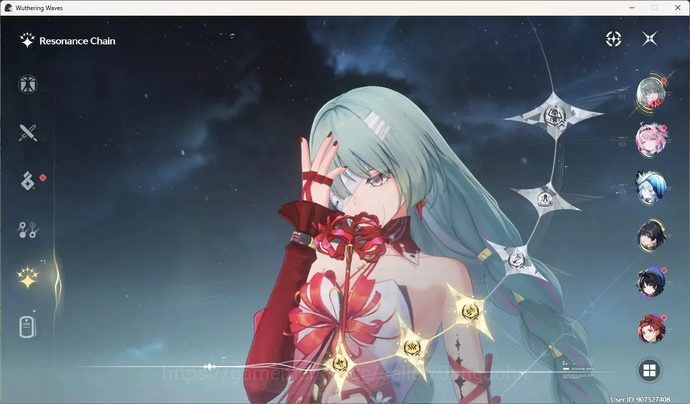 Wuthering Waves Accounts Others SEA|UL 49|Rank 5|4 Char Limited [Denia]+Sign,Phrolova Rc3,Shorekeeper,Rebecca| Mc Female 3