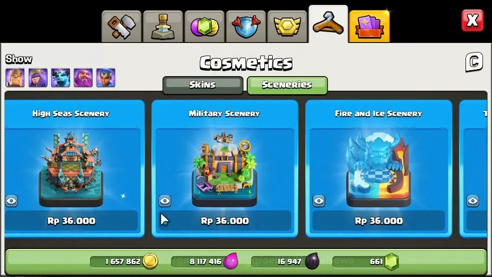 Clash of Clans Accounts LV 169|TH 14-BH 8|HH 8|Limited Skin|BK 66,AQ 73,GW image 19