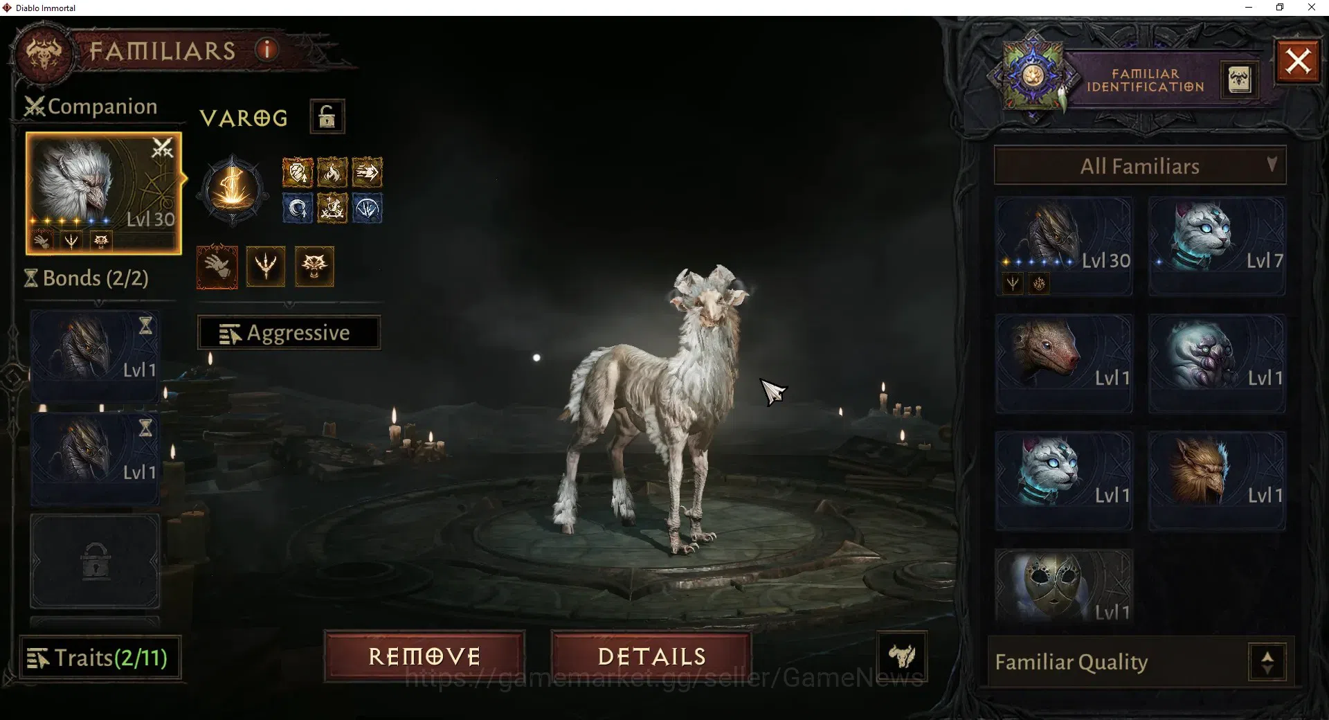 Diablo Immortal Accounts High-End SEA - Verathiel |CS ON|Lv 60 (513)|Druid|CR 33k|Reso 510|Paragon Maledictor|Inferno I|1 11
