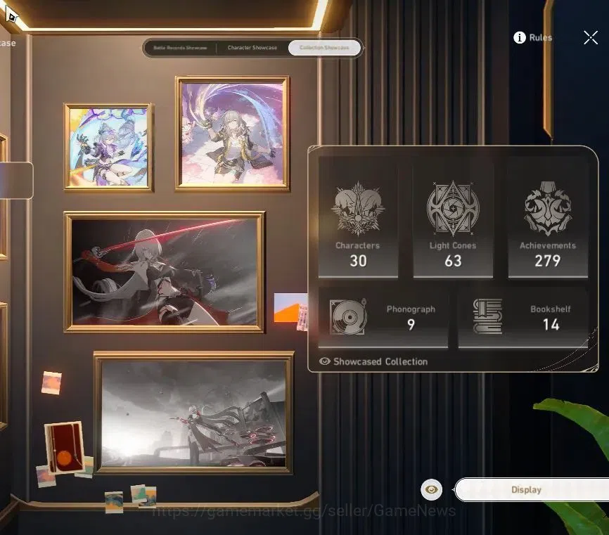 Honkai Star Rail Accounts Asia|TL 59|7 Limited|[Evanescia E1,SW 999 E2,Arche image 3