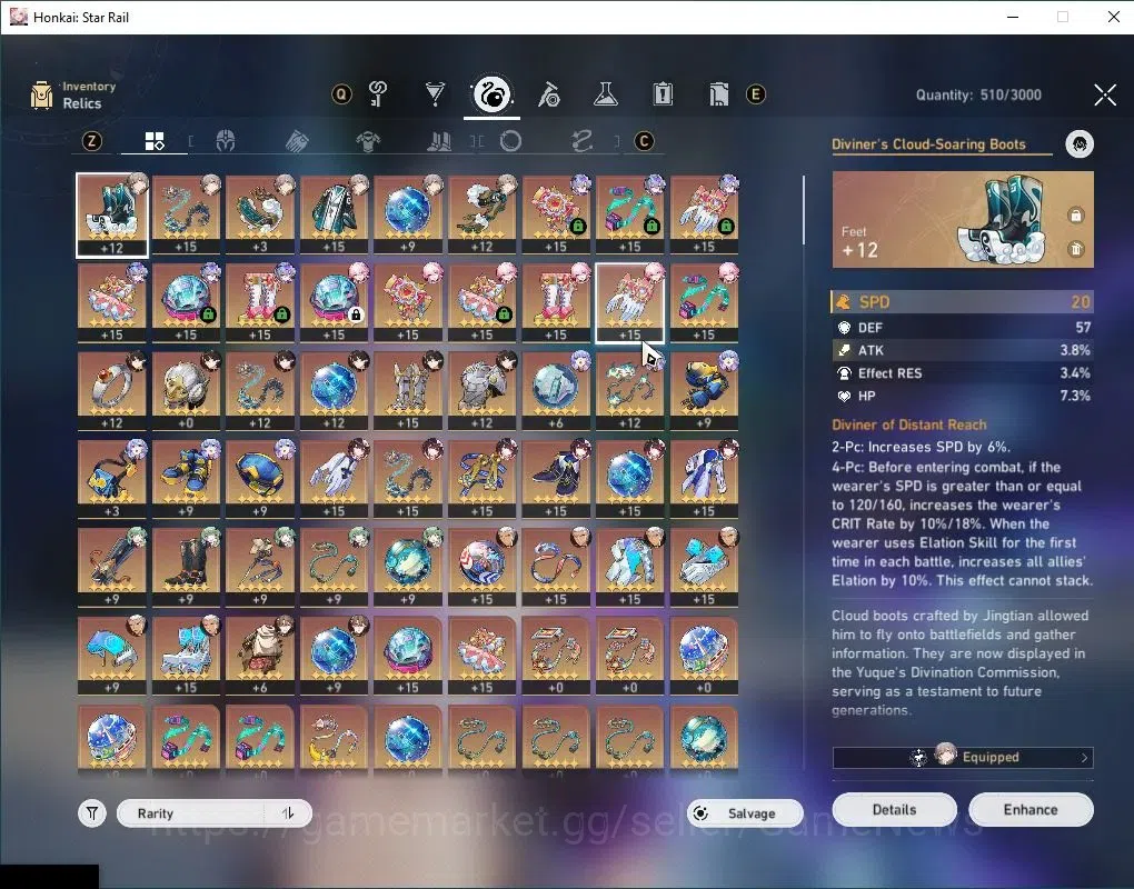 Honkai Star Rail Accounts Asia|TL 59|7 Limited|[Evanescia E1,SW 999 E2,Arche image 9