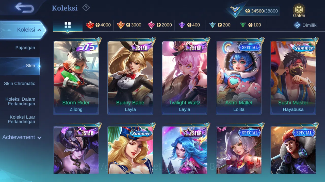 Mobile Legends: Bang Bang Accounts Hero 62 Skin 161 | KOF Karina | Luckybox Change |  image 10