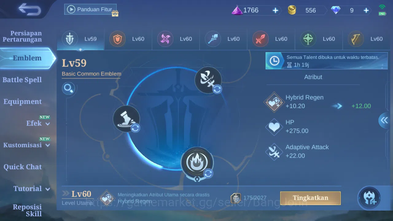 Mobile Legends: Bang Bang Accounts Hero 62 Skin 161 | KOF Karina | Luckybox Change |  image 12