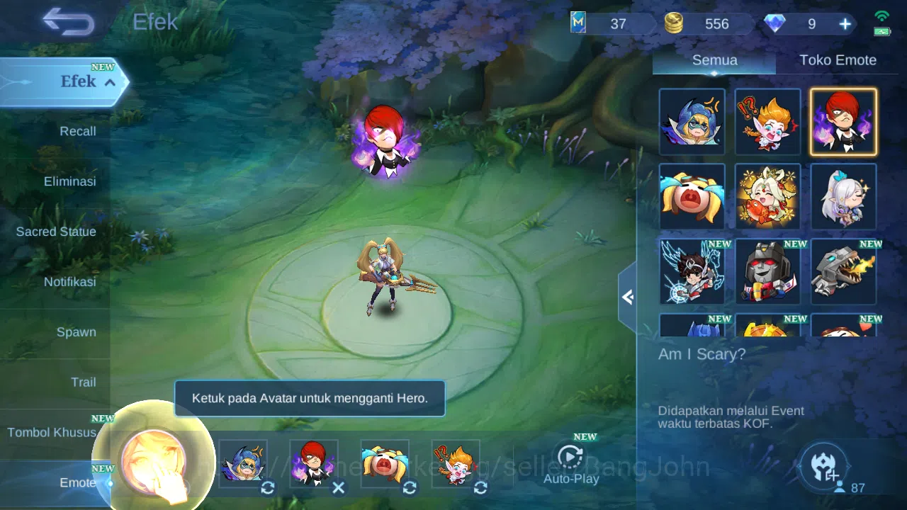 Mobile Legends: Bang Bang Accounts Hero 62 Skin 161 | KOF Karina | Luckybox Change |  image 14