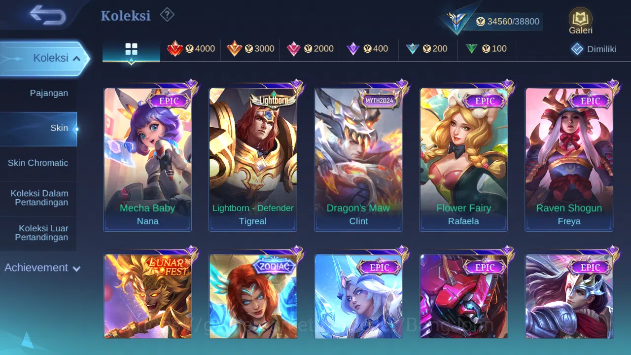 Mobile Legends: Bang Bang Accounts Hero 62 Skin 161 | KOF Karina | Luckybox Change |  image 5