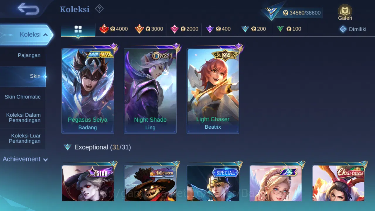 Mobile Legends: Bang Bang Accounts Hero 62 Skin 161 | KOF Karina | Luckybox Change |  image 8