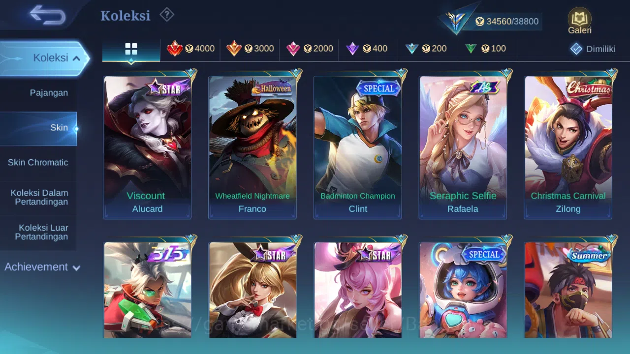 Mobile Legends: Bang Bang Accounts Hero 62 Skin 161 | KOF Karina | Luckybox Change |  image 9