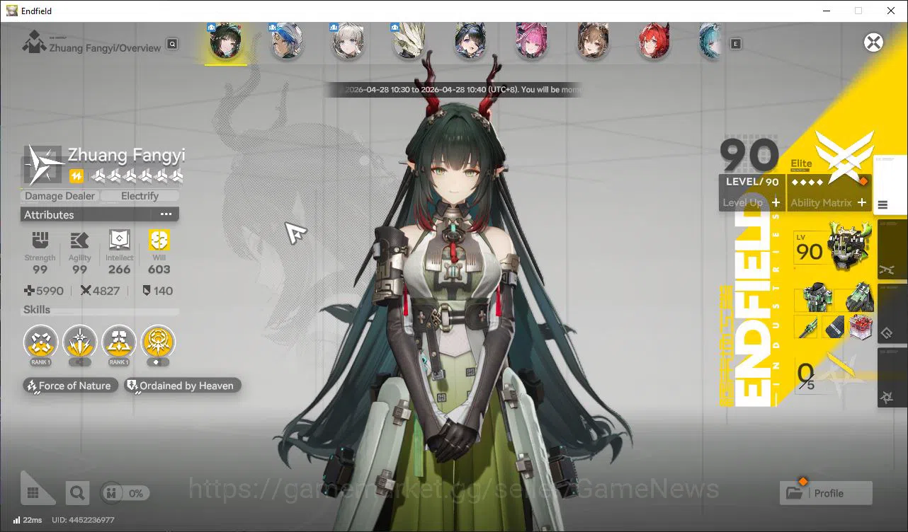 Arknights: Endfield Accounts ASIA|Lv55|10SSR(5Limit)+21(*6WP)|(Fangyi,LaevaP1,T image 4