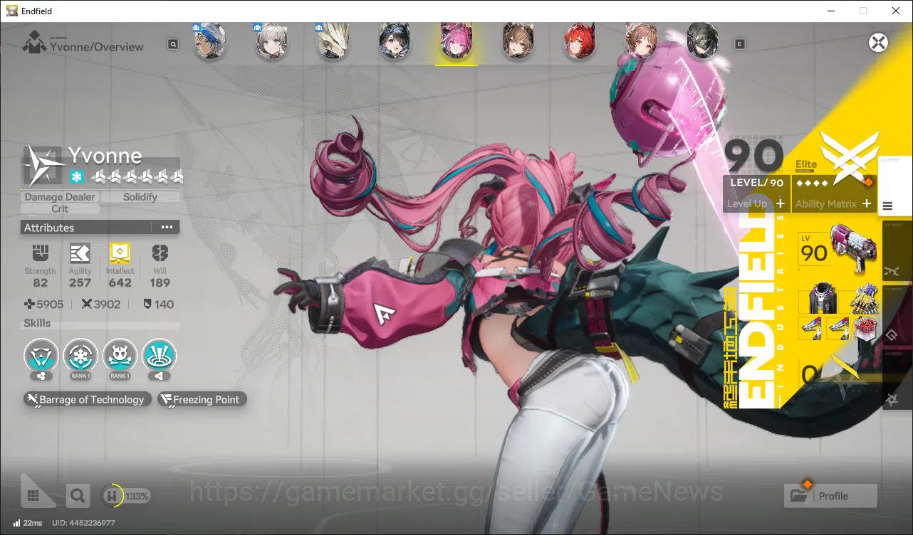 Arknights: Endfield Accounts ASIA|Lv55|10SSR(5Limit)+21(*6WP)|(Fangyi,LaevaP1,T image 6