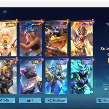 Mobile Legends: Bang Bang Accounts Collector Global|321S|Renowned|PRIME Beatrix,LBX Freya,Zodiac Lancelot Selena Hilda,TF