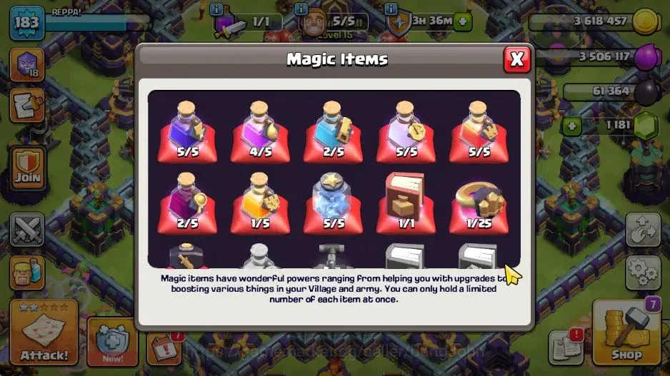 Clash of Clans Accounts Global | TH 15-BH 9|LVL 183 |HH9|BK 71,AQ 82,GW 58 image 16