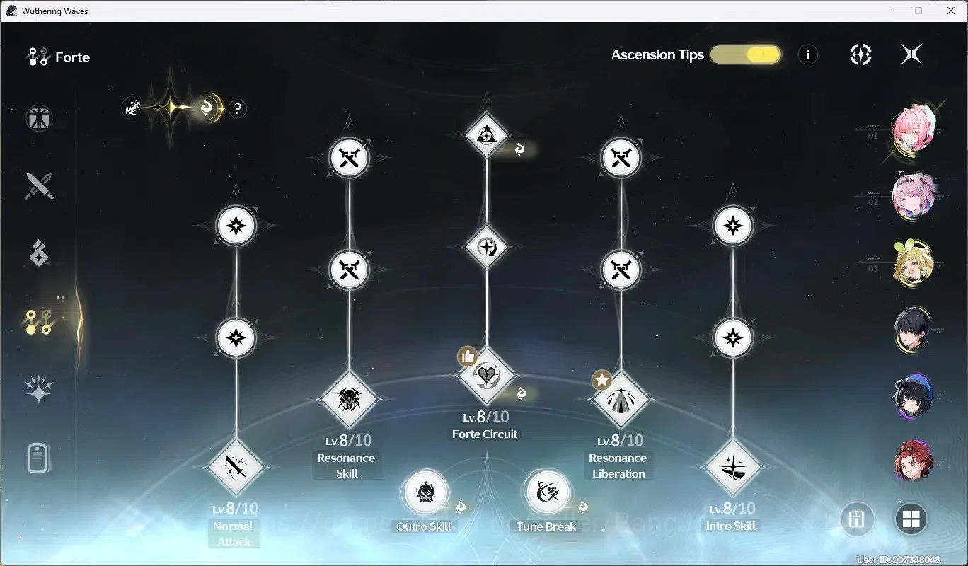 Wuthering Waves Accounts SEA|UL 55 | Rank 6 |3 Char Limited AemeathRC3+(Sig image 4