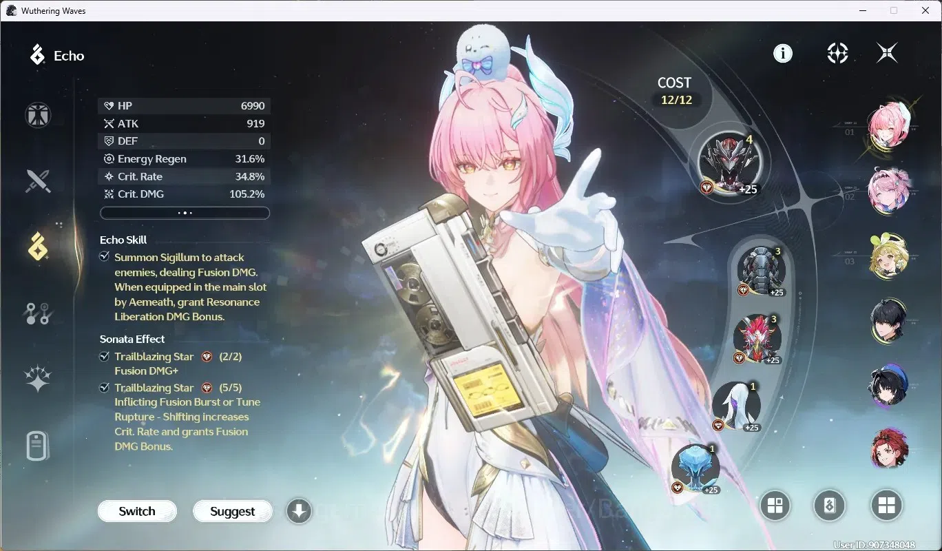 Wuthering Waves Accounts SEA|UL 55 | Rank 6 |3 Char Limited AemeathRC3+(Sig image 5