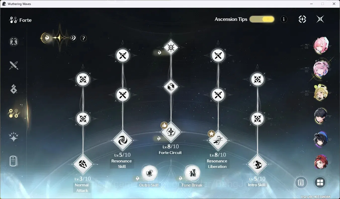 Wuthering Waves Accounts SEA|UL 55 | Rank 6 |3 Char Limited AemeathRC3+(Sig image 6
