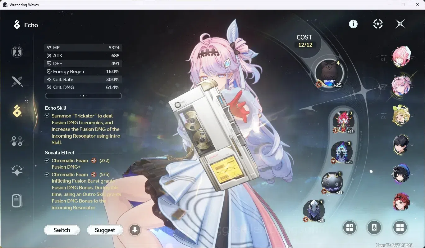 Wuthering Waves Accounts SEA|UL 55 | Rank 6 |3 Char Limited AemeathRC3+(Sig image 7