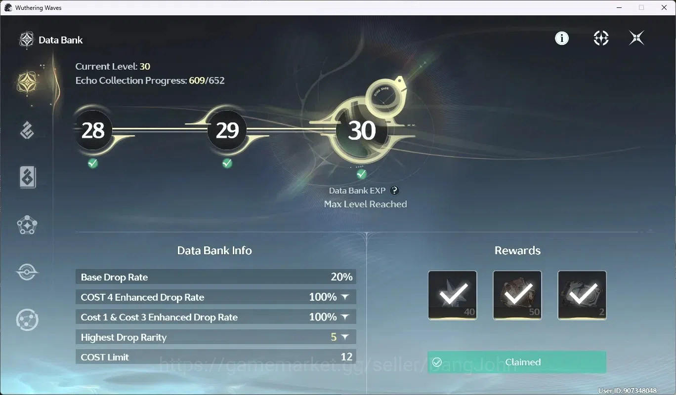 Wuthering Waves Accounts SEA|UL 55 | Rank 6 |3 Char Limited AemeathRC3+(Sig image 8