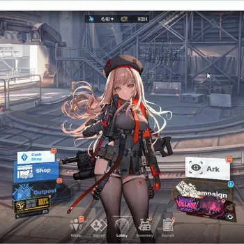 Goddess of Victory: Nikke Accounts Others GLOBAL|45K Gems|Ready Gacha 100 Recruit Voucher & 122 Adv. Recruit Voucher|Sync Lv
