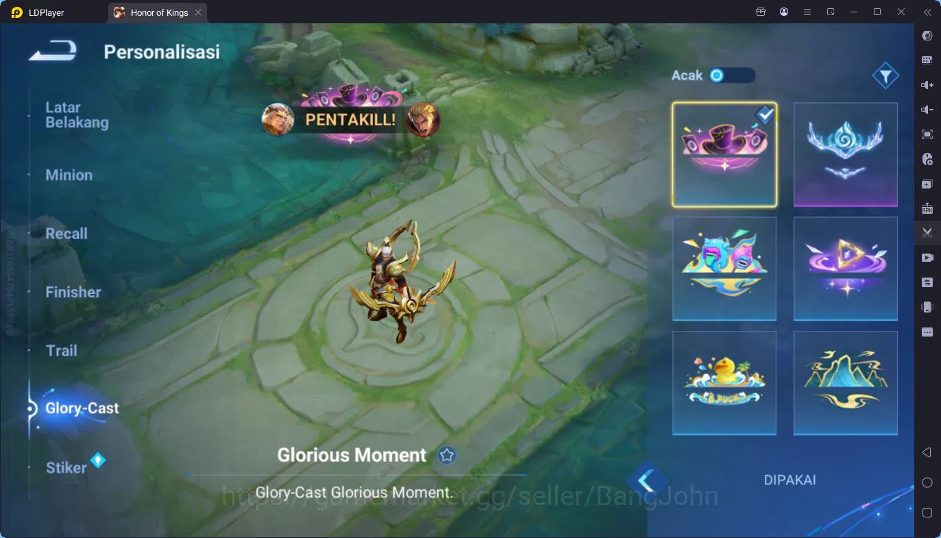Honor of Kings Accounts Global | 112H 276S | Mythic Lady Sun | 8 LGD | Det image 6