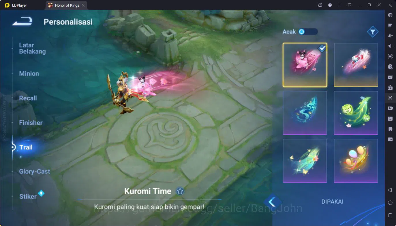 Honor of Kings Accounts Global | 112H 276S | Mythic Lady Sun | 8 LGD | Det image 7