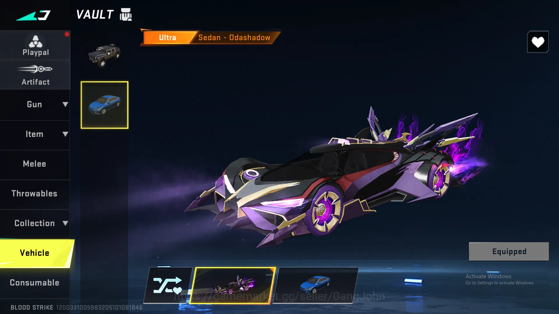 Blood Strike Accounts ASIA | UMP Ultra | M4 Legend | Origin Legend | URB image 10