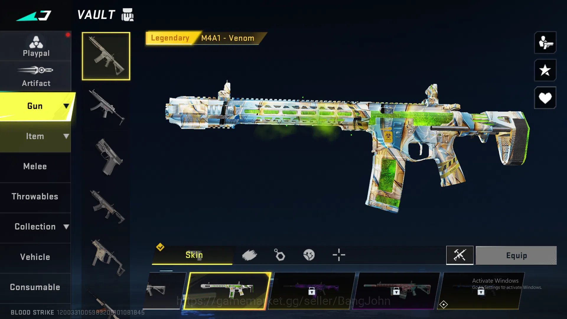 Blood Strike Accounts ASIA | UMP Ultra | M4 Legend | Origin Legend | URB image 2