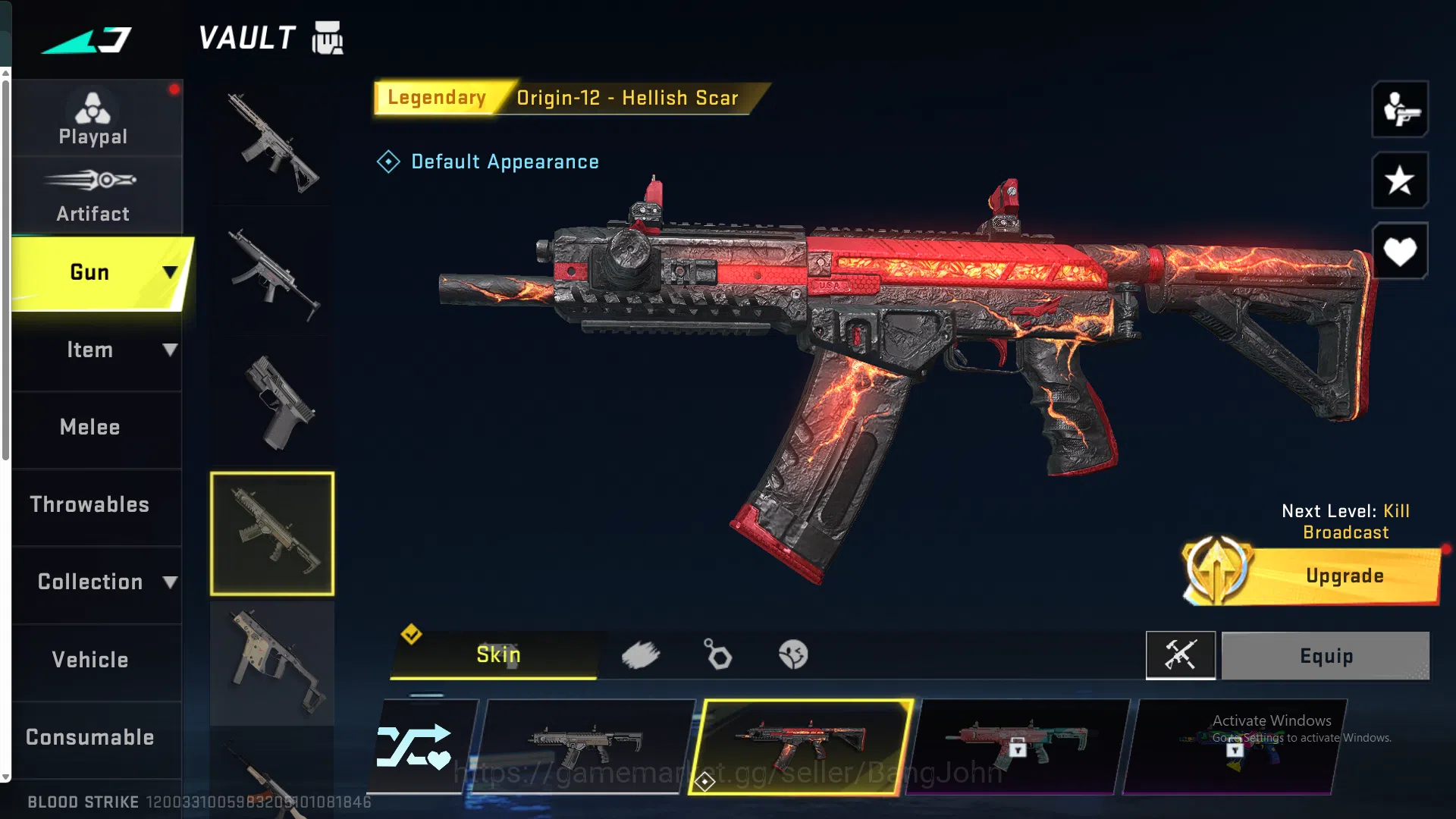 Blood Strike Accounts ASIA | UMP Ultra | M4 Legend | Origin Legend | URB image 3