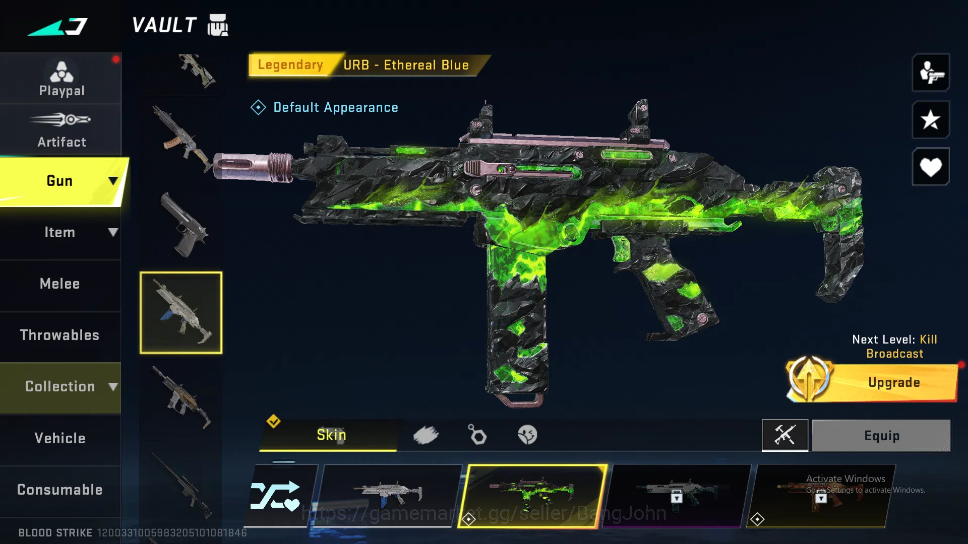 Blood Strike Accounts ASIA | UMP Ultra | M4 Legend | Origin Legend | URB image 4