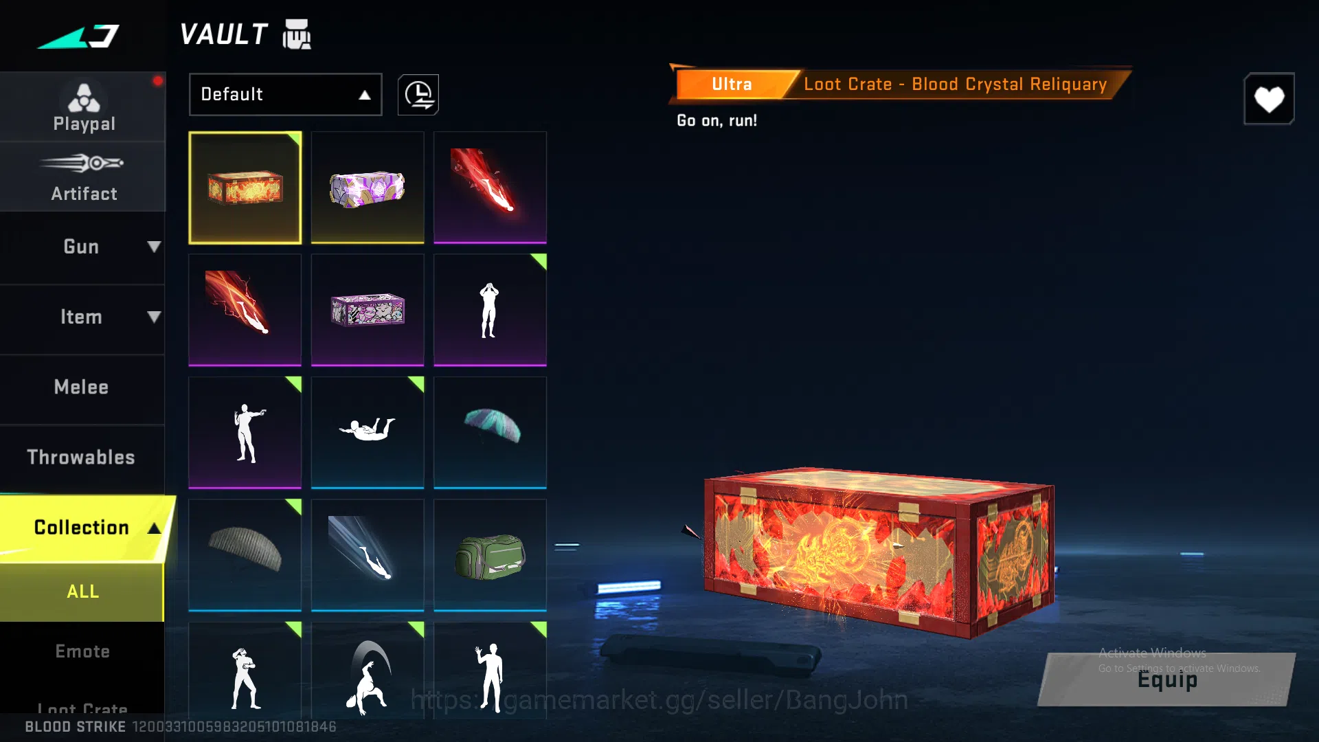 Blood Strike Accounts ASIA | UMP Ultra | M4 Legend | Origin Legend | URB image 9