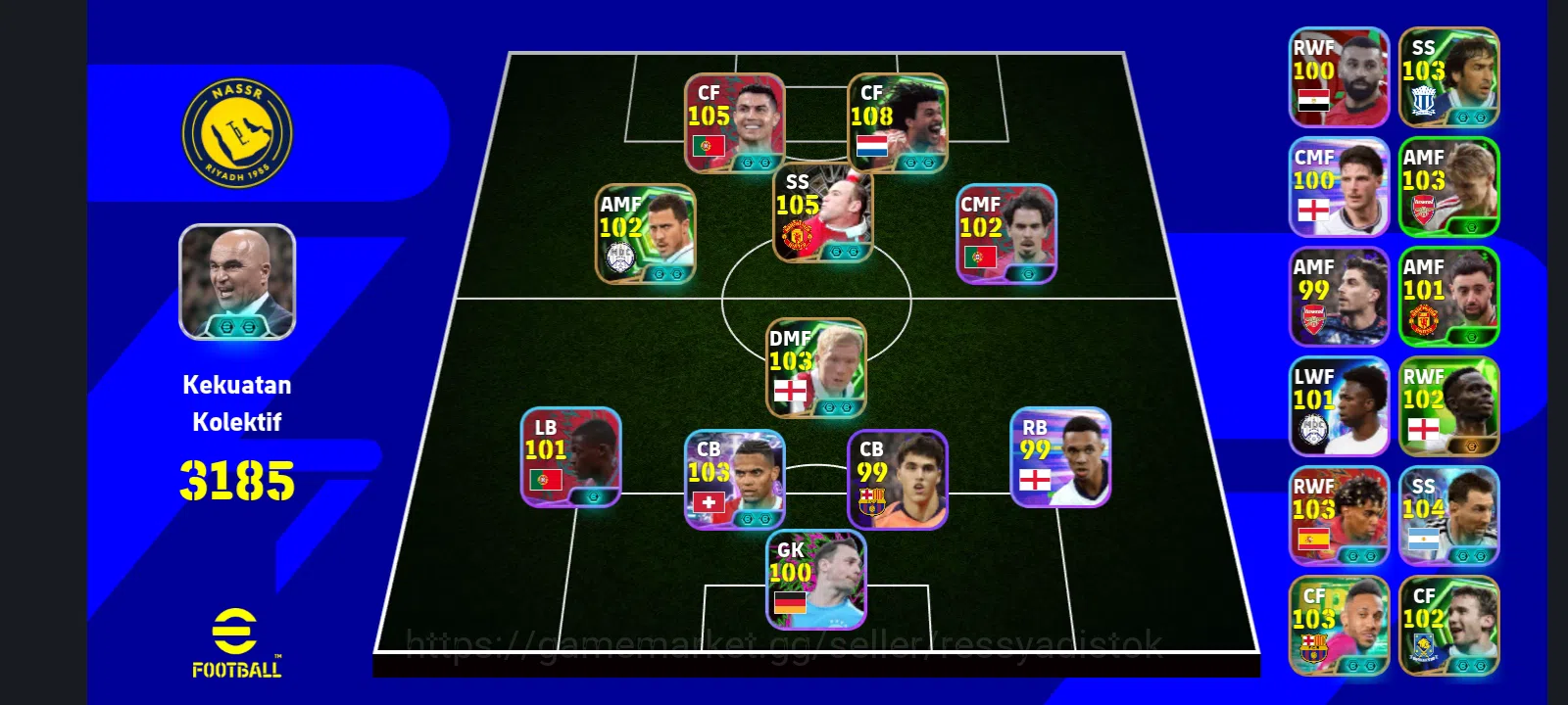 eFootball Accounts Legends & Iconic Players EFOOTBALL 2027 | BROKEN CARD RUUD GULIT,RONALDO PACK,P SCHOLES,E HAZARD,M 1