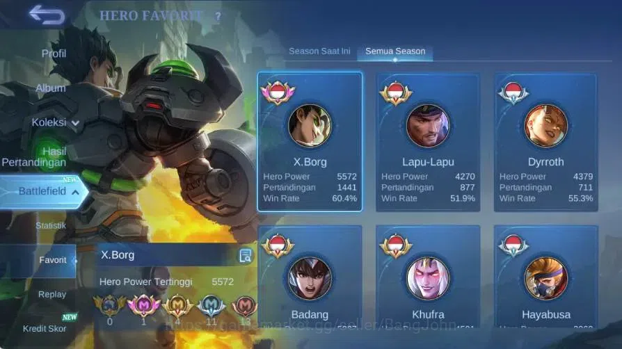 Mobile Legends: Bang Bang Accounts Global|Skin 230|Renowned|Collector Natalia|Collab  image 12