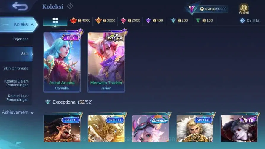 Mobile Legends: Bang Bang Accounts Global|Skin 230|Renowned|Collector Natalia|Collab  image 5