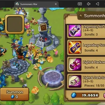 Summoners War: Sky Arena Accounts Starter GLOBAL | NB 5 TESHAR,Starter Gacha 115 12Y+160 11Y Scrool, 3 Legendary All