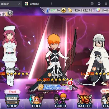 Bleach: Brave Souls Accounts Mid-Tier Global |131K BP+20K Orb|Fresh Story|Ichigo 7th|Rukia,Meninas TYBW24|Aizen6th|Tsukisima