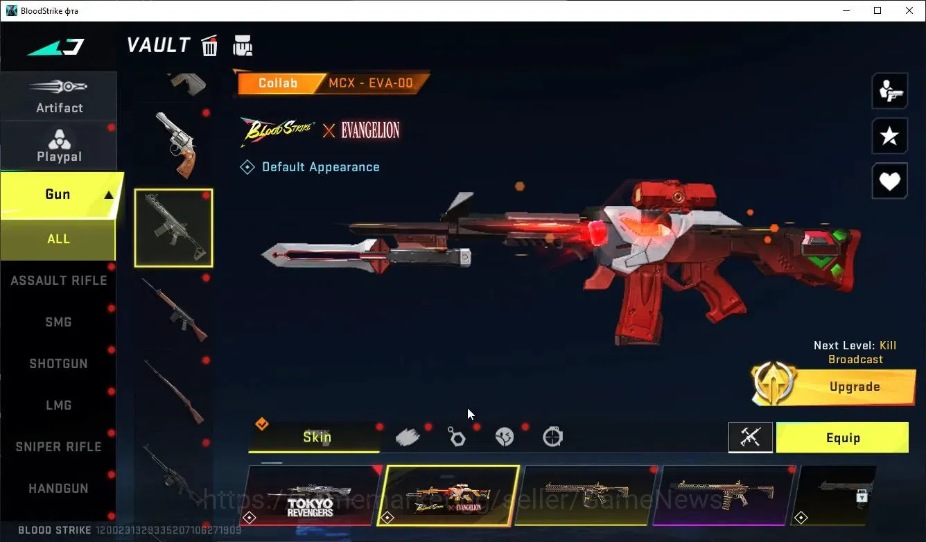 Blood Strike Accounts ASIA|MELEE Sword,TalonKnife+Collab TR MCX,Takemich image 17