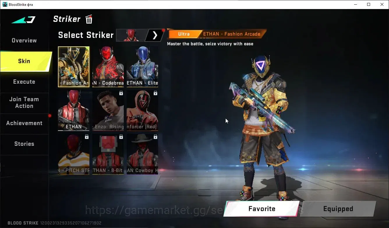 Blood Strike Accounts ASIA|MELEE Sword,TalonKnife+Collab TR MCX,Takemich image 8