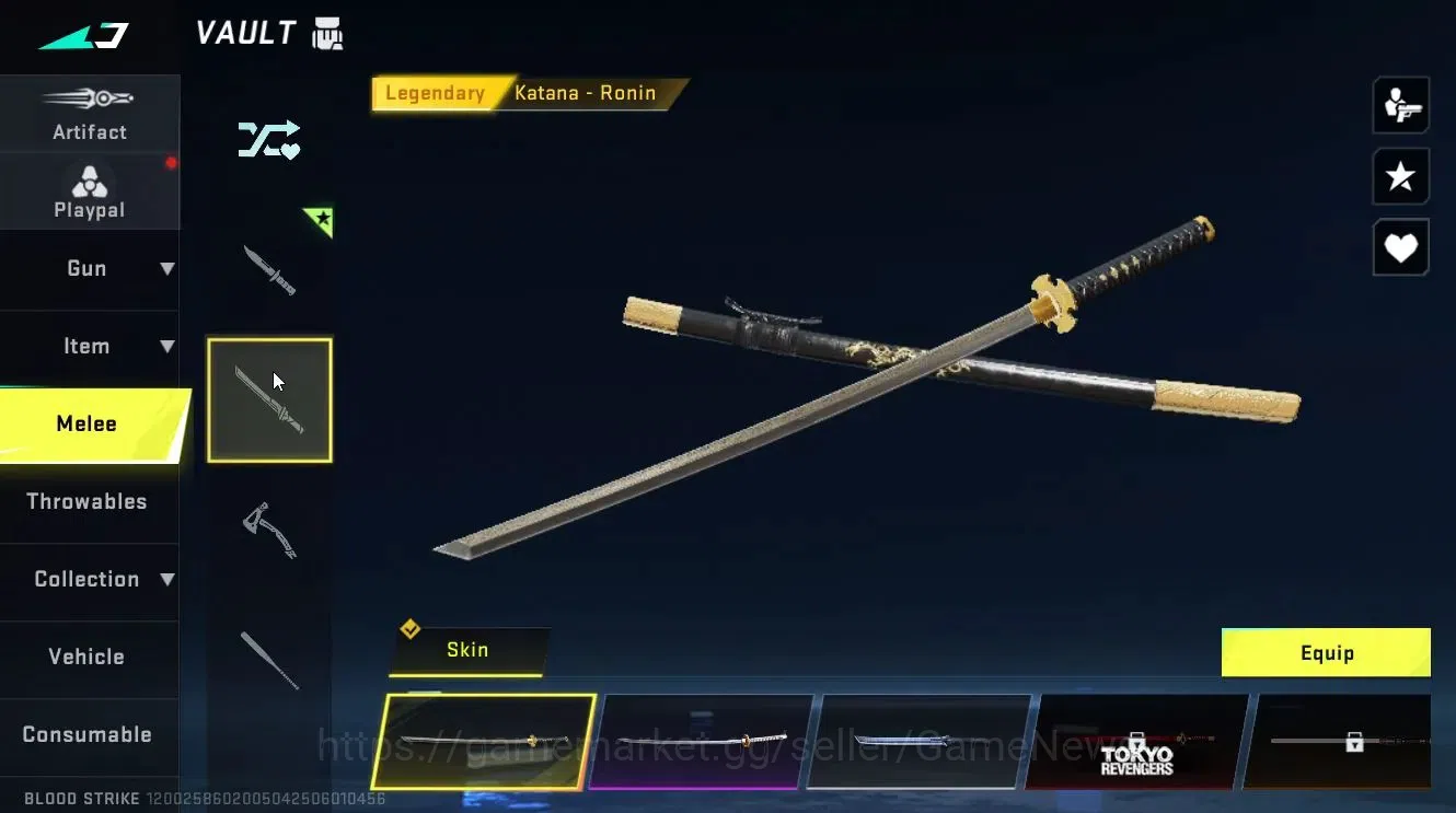 Blood Strike Accounts ASIA|ETERNAL ZERO-Odashadow|ULTRA MELEE Kukri+[VOL image 13