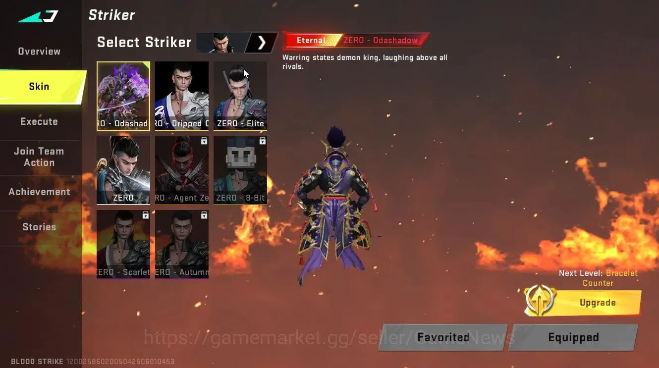Blood Strike Accounts ASIA|ETERNAL ZERO-Odashadow|ULTRA MELEE Kukri+[VOL image 3