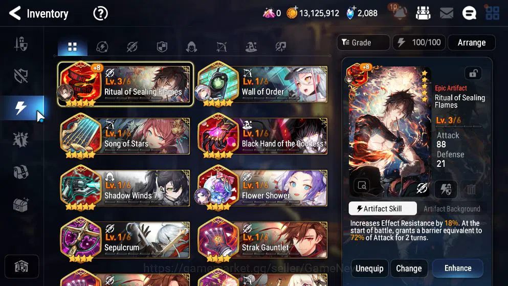 Epic Seven Accounts GLOBAL Unverif|New Era|3 ML(E Ilynav,SE Celine,US  image 10
